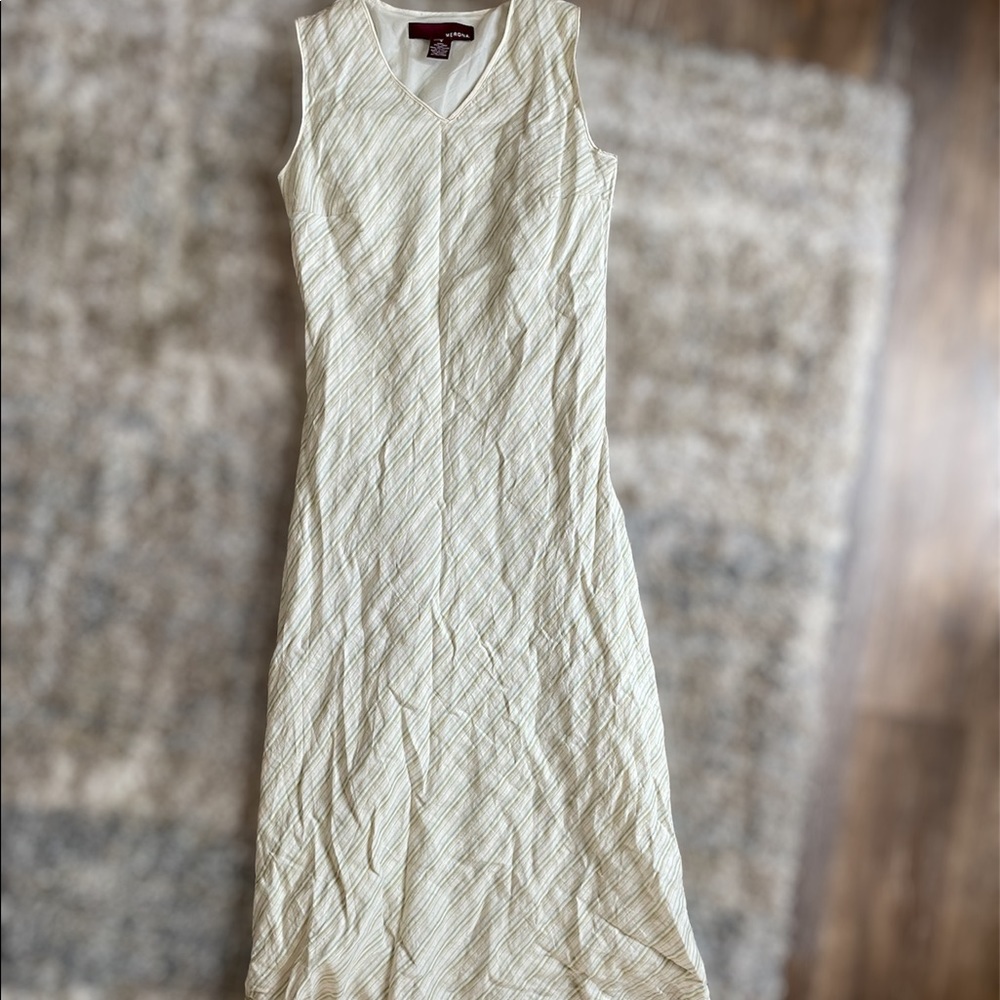 💛 Linen Dress long maxi